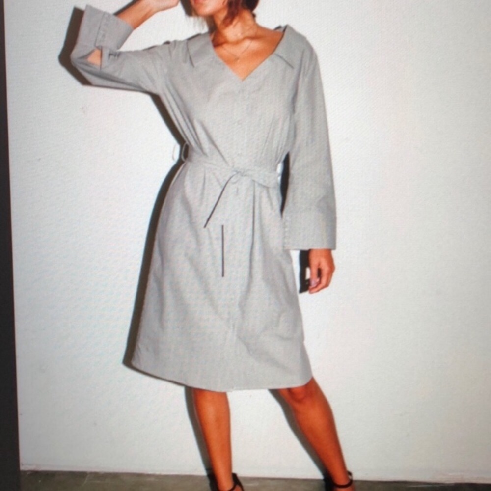 Button up shirt dress